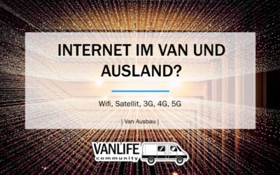 Reisen mit uneingeschränktem Internet im Van