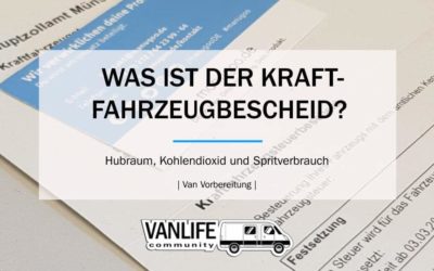 Was ist der Kraftfahrzeugbescheid?