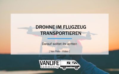 DROHNE IM FLUGZEUG TRANSPORTIEREN