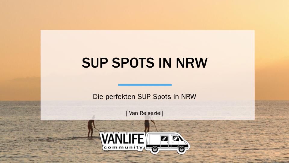 SUP Spots in NRW